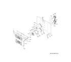 GE ZTDX1DPSN1SS convection fans diagram