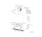 GE UVW93642P1SS range hood diagram