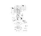 GE PV977N4SS range hood diagram