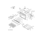 GE JKD5000SV1SS lower oven diagram