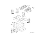 GE ZGU364NDT2SS cooktop diagram