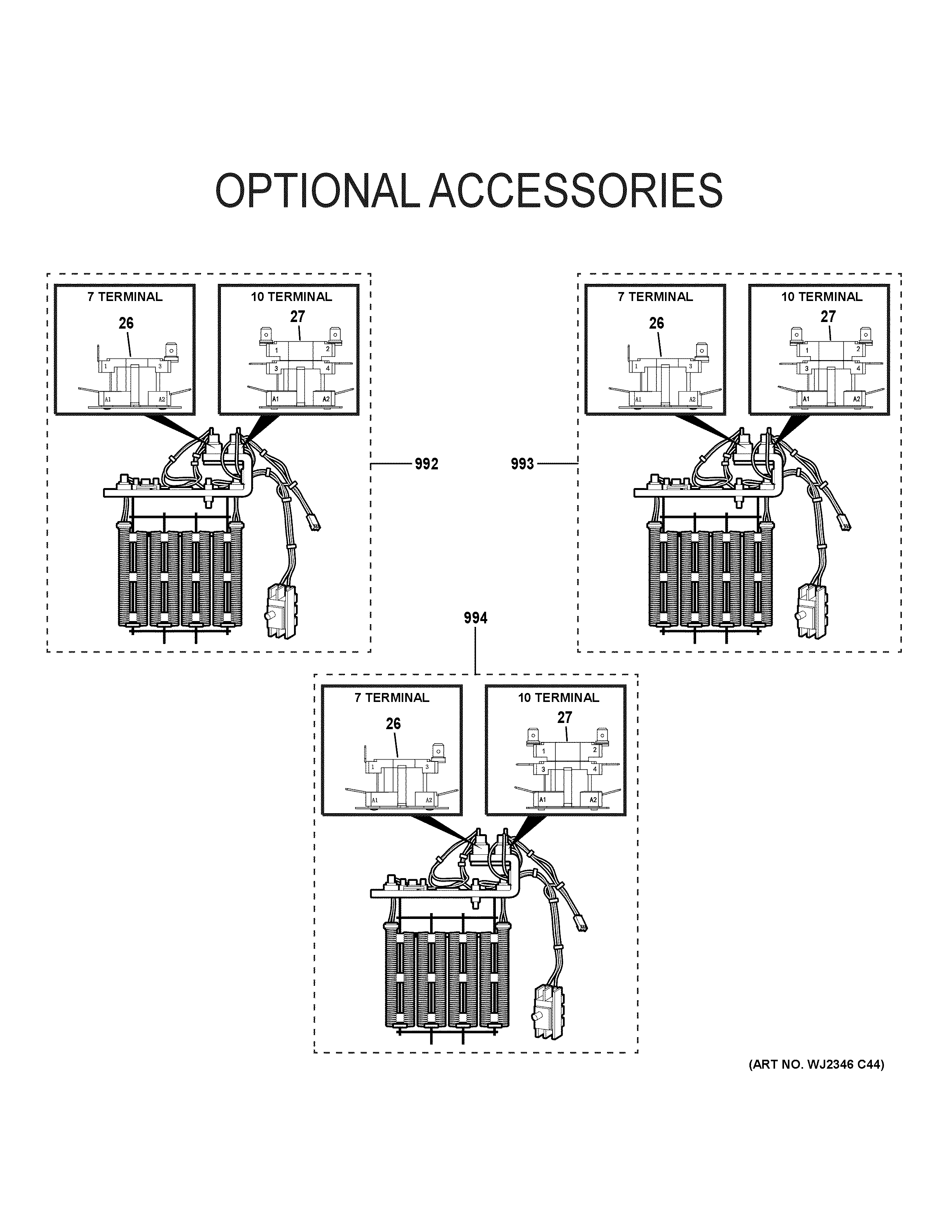 Optional accessories