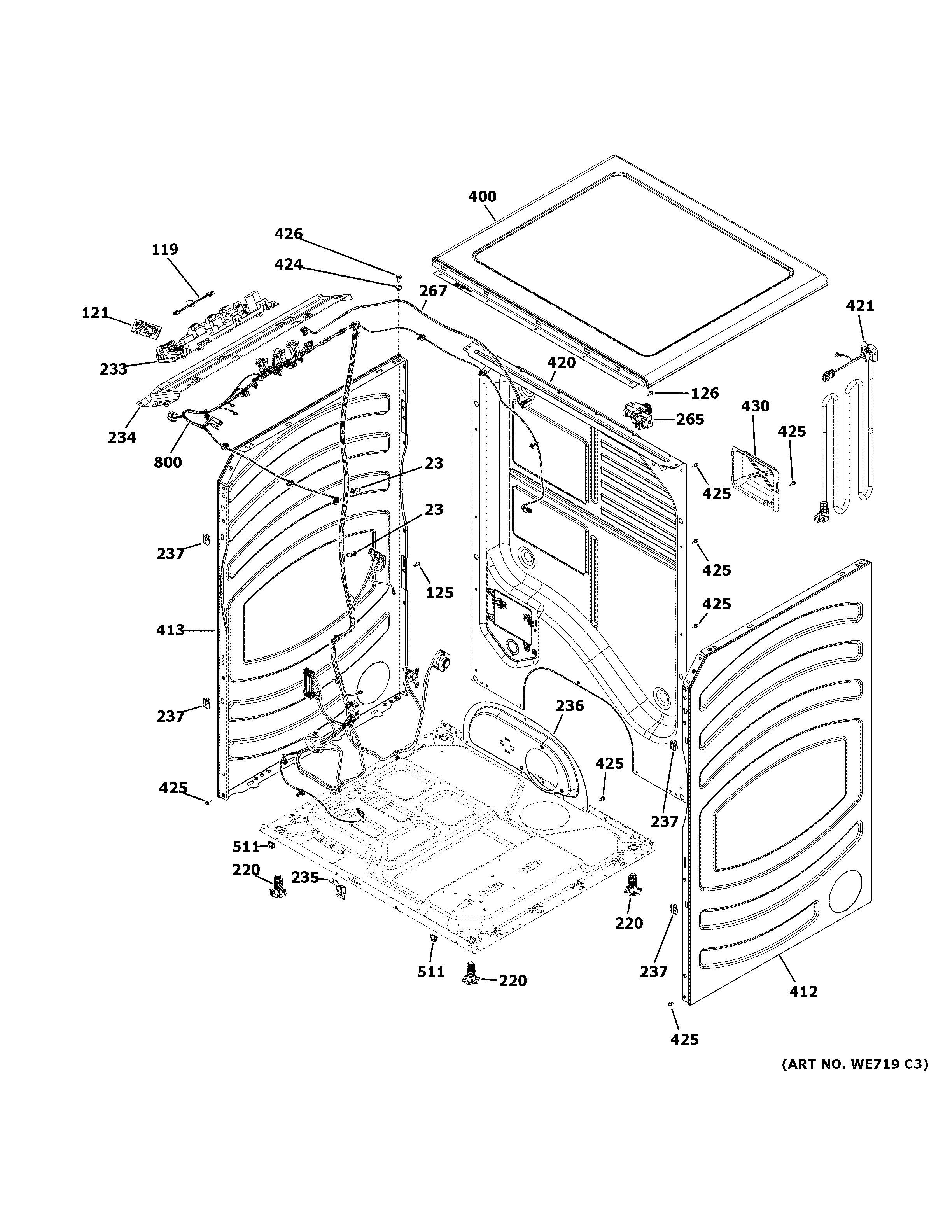 CABINET & TOP PANEL