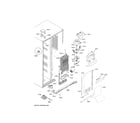 GE GSS23GGPECWW freezer section diagram