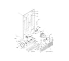 GE GSE23GGPECWW machine compartment diagram