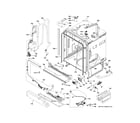 GE PDT775SYN0FS body parts (1) diagram