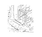 GE PDT775SYN3FS body parts (1) diagram