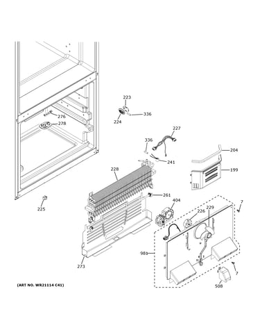 Freezer section