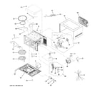 GE CEB515P2N1SS oven cavity parts diagram