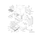 GE JS760SP3SS body parts diagram