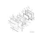 GE PB935BP5TS door diagram