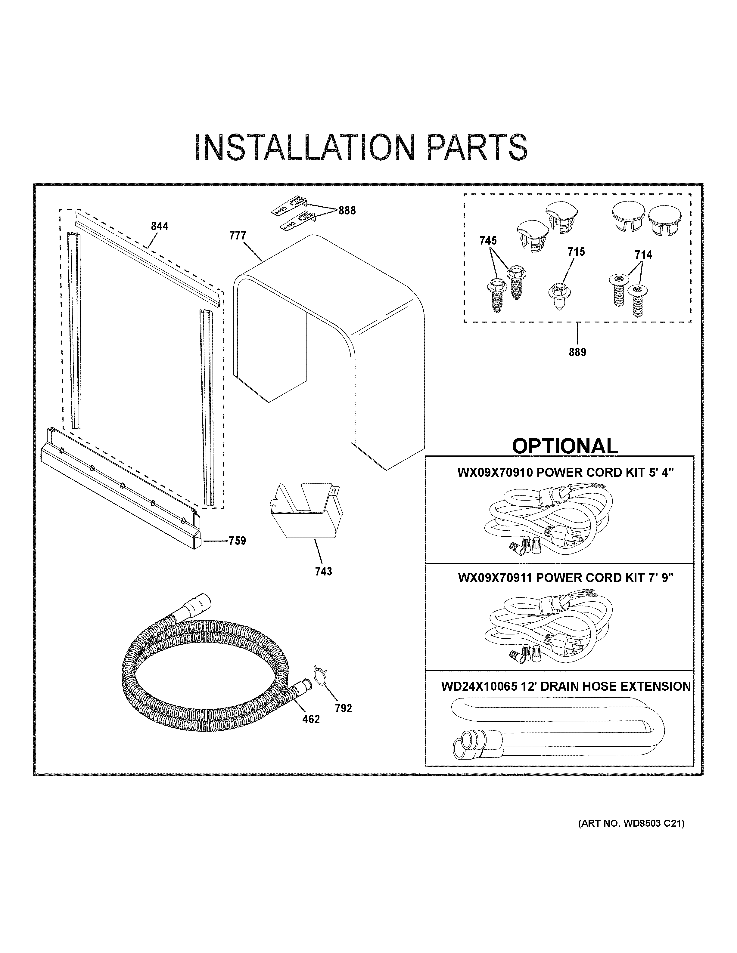 Installation parts
