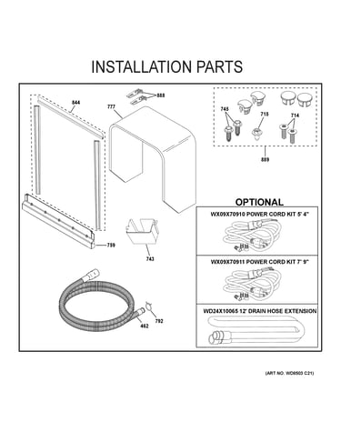 Installation parts