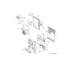 GE CFE28TP3MFD1 ice maker & dispenser diagram