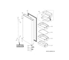 GE CFE28UP2MGS1 fresh food door - rh diagram