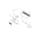 GE CFE28UP2MGS1 freezer section diagram