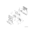 GE CFE28UP2MGS1 beverage dispenser diagram