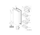 GE CWE23SP3MDD1 fresh food door - rh diagram