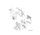 GE CYE22TP2MGS1 ice maker & dispenser diagram