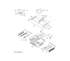 GE CWE23SP2MHS1 freezer shelves diagram