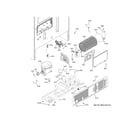 GE CWE23SP2MHS1 machine compartment diagram