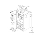 GE CYE22TP2MLS1 case parts diagram