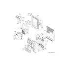 GE CYE22TP3MLD1 ice maker & dispenser diagram