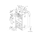 GE CYE22UP2MCS1 case parts diagram