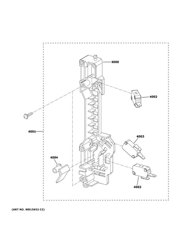 Latch board parts