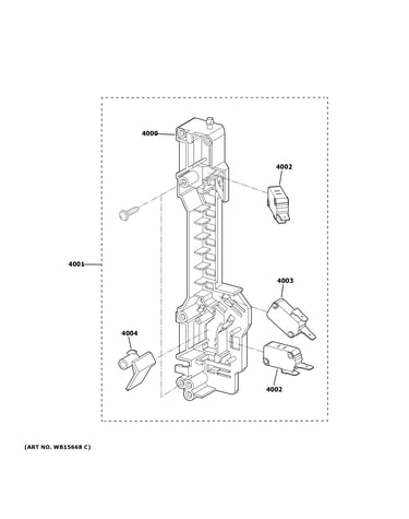 Latch board parts
