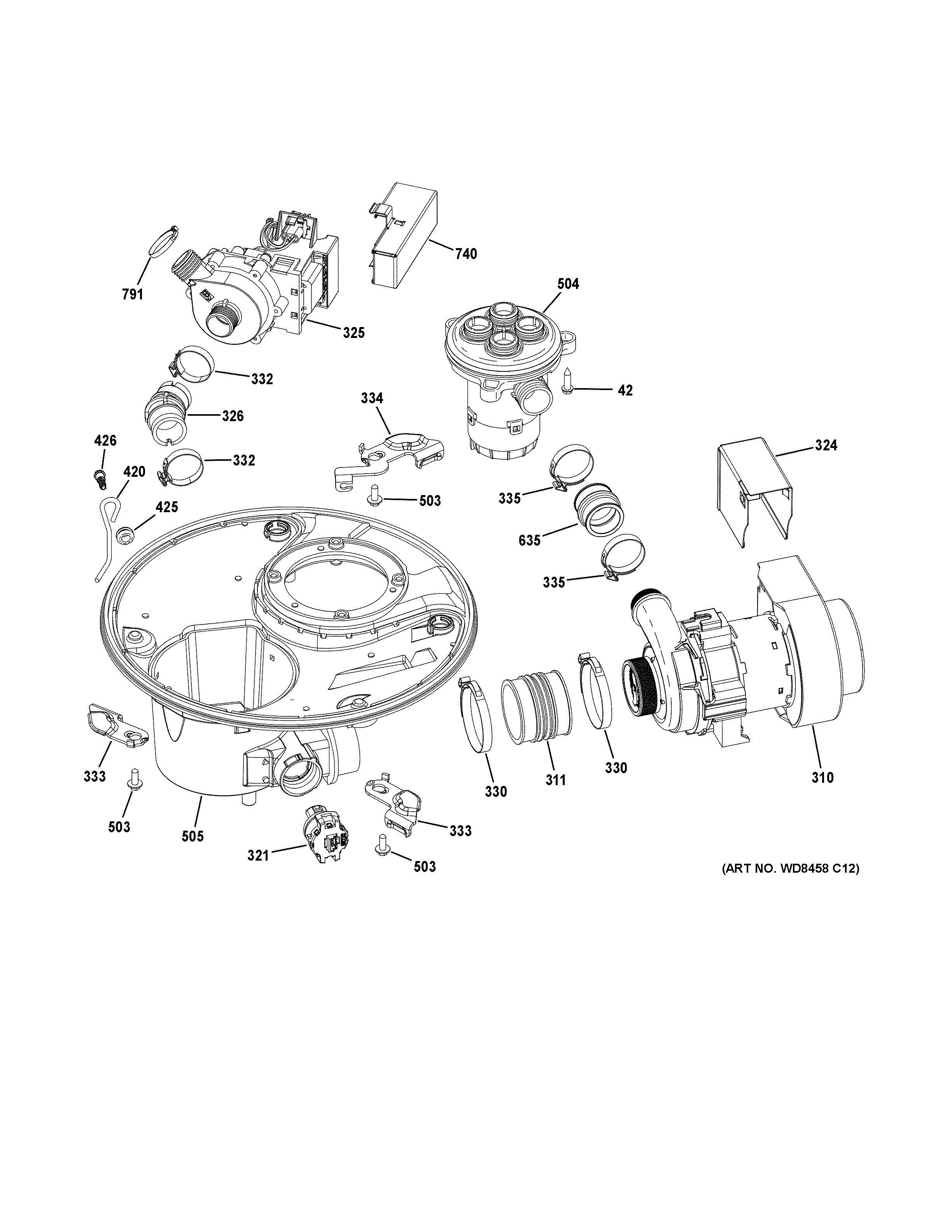 Sump & motor mechanism