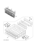 Lower rack assembly