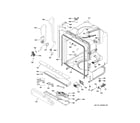 GE GDT550HGD1BB body parts diagram