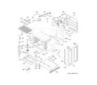 GE PS960YP3FS lower oven diagram