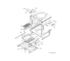 GE PDT795SBV1TS body parts (2) diagram