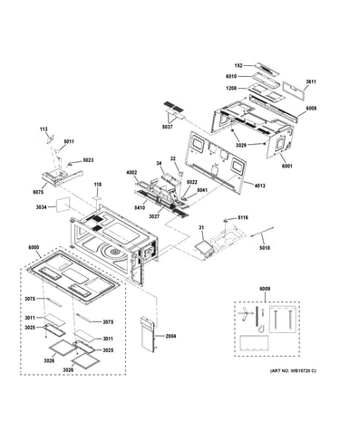 Oven cavity parts