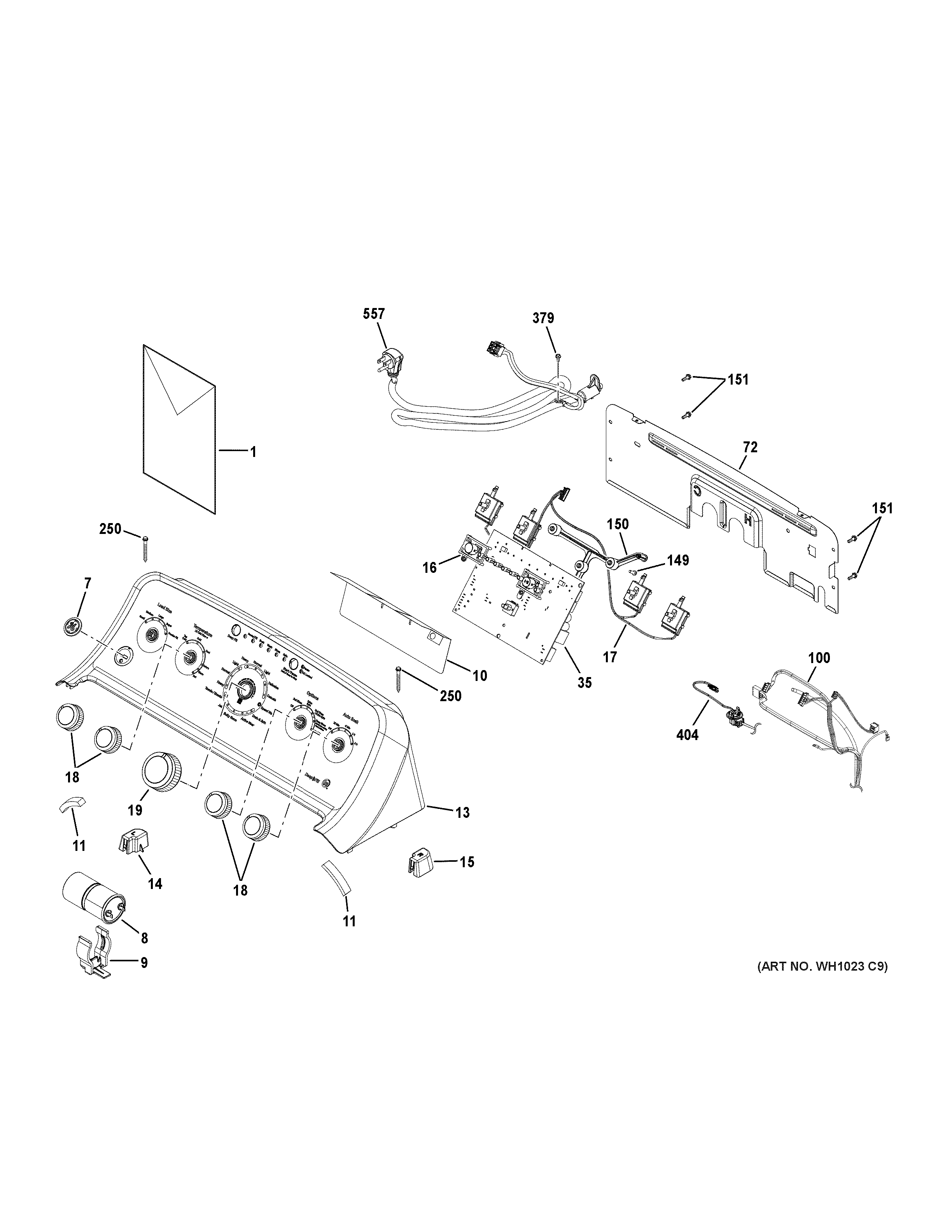 Controls & backsplash