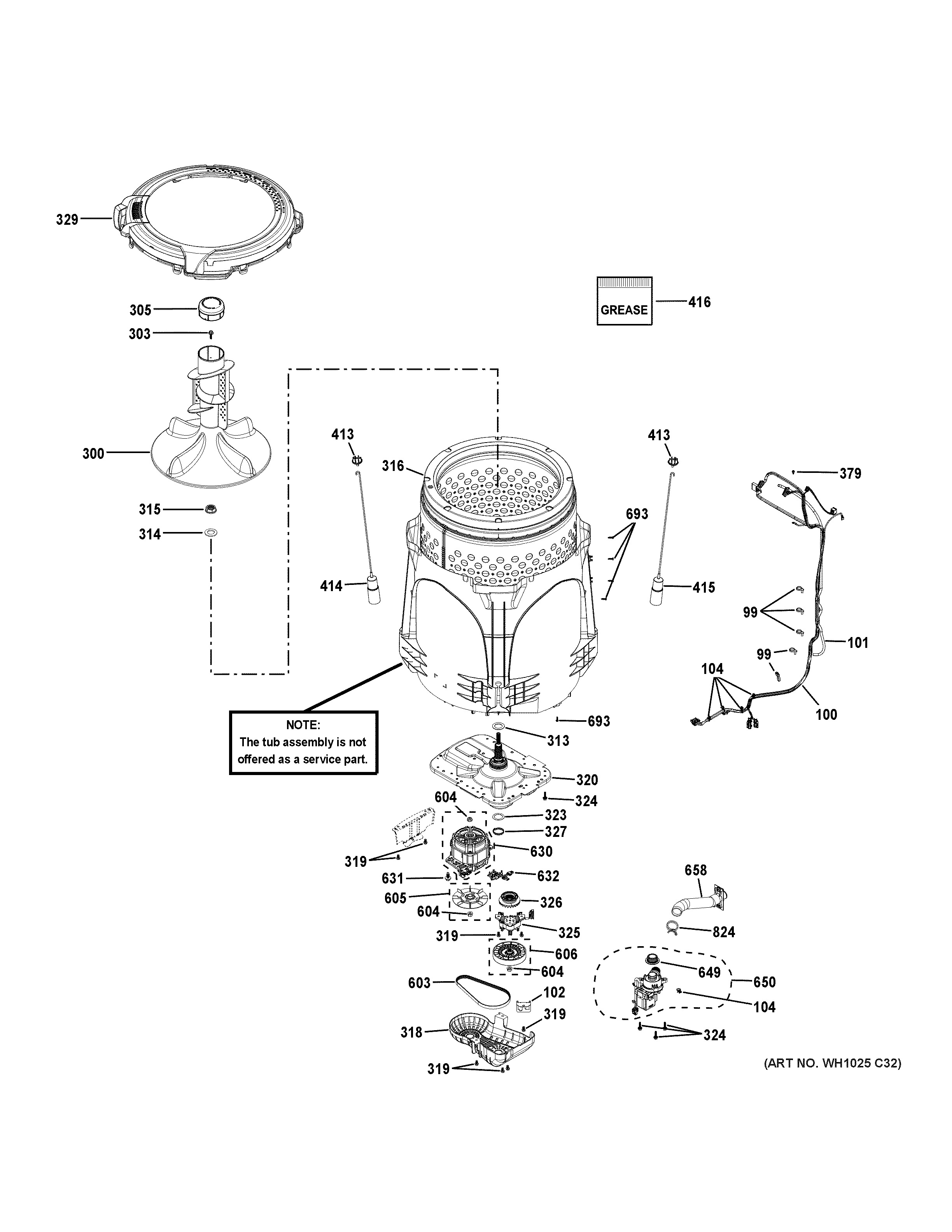 TUB & MOTOR