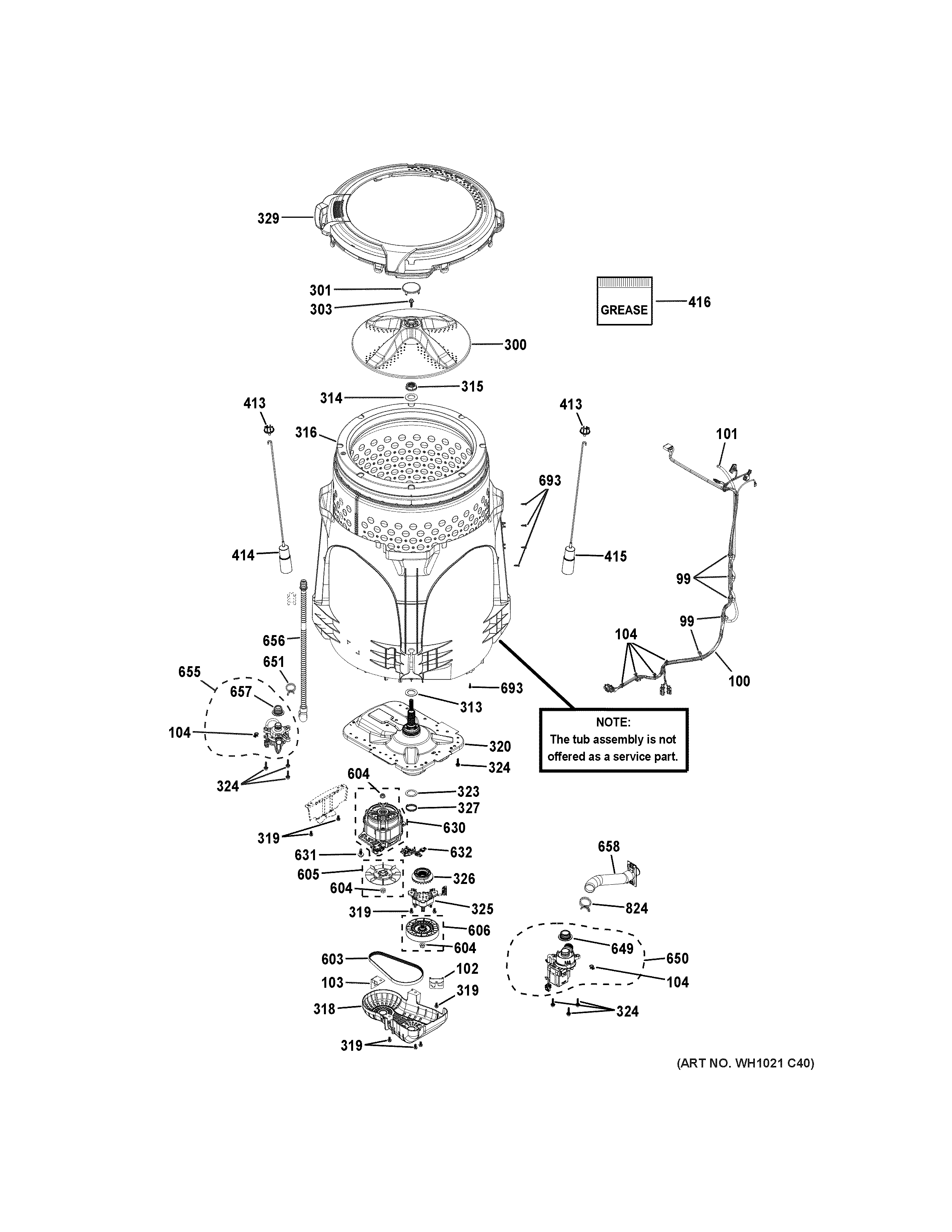 TUB & MOTOR