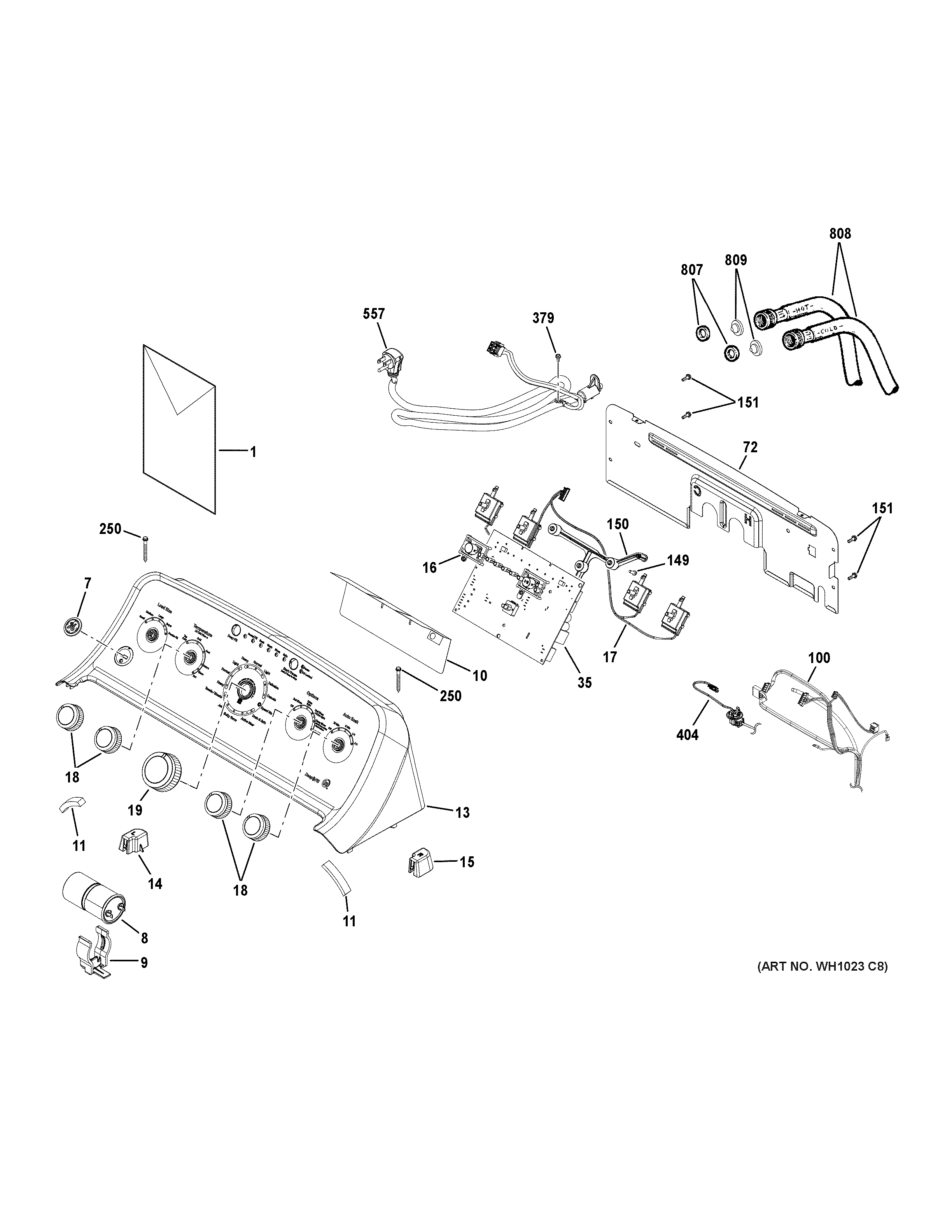 CONTROLS & BACKSPLASH