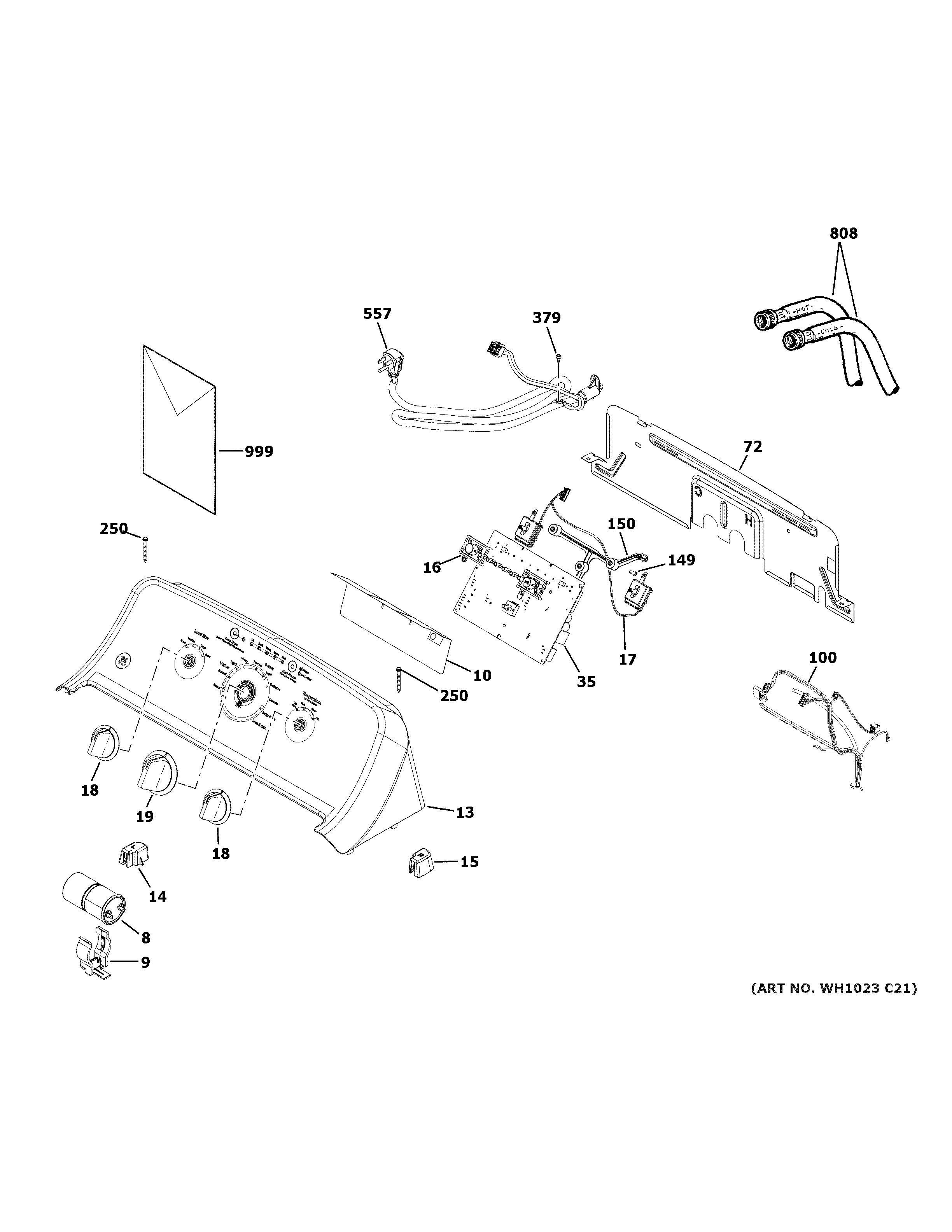 Controls & backsplash