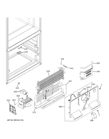 Freezer section