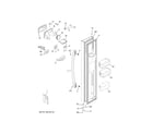 GE PSE25KYHHHFS freezer door diagram