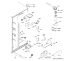 GE PSE25KYHHHFS fresh food section diagram