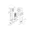 GE PSE25KYHGHFS freezer section diagram