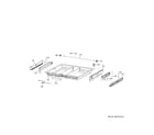 GE CVE28DP4NDW2 cafe convertible shelves diagram