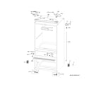 GE CVE28DP4NDW2 case parts diagram