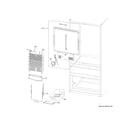 GE CXE22DP2PCS1 refrigerator section diagram
