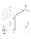 Refrigerator door