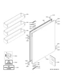 Refrigerator door